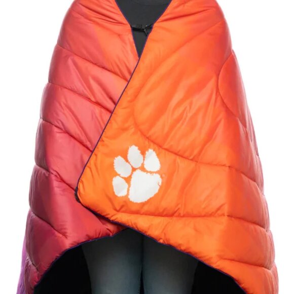 New w/ Tags: Rumpl Clemson Tigers 75 X 52 Original Puffy Blanket - Picture 3 of 4